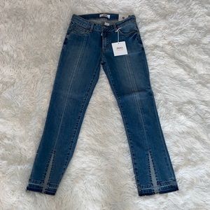 JBD. size 25 released hem straight with front slit.